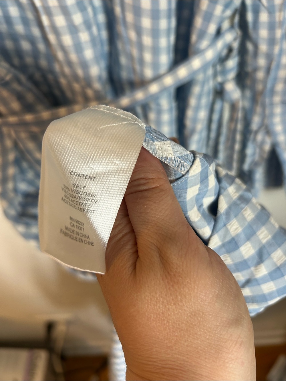 Tibi Women's Blue Gingham
Shirtdress - Picture 8 of 12
